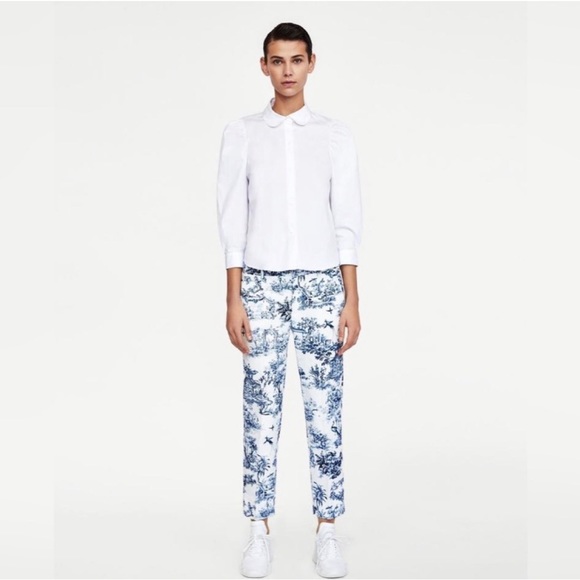 Zara Pants - Zara Porcelain Pants